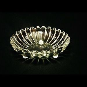 Small crystal candy dish - 4.5 inches